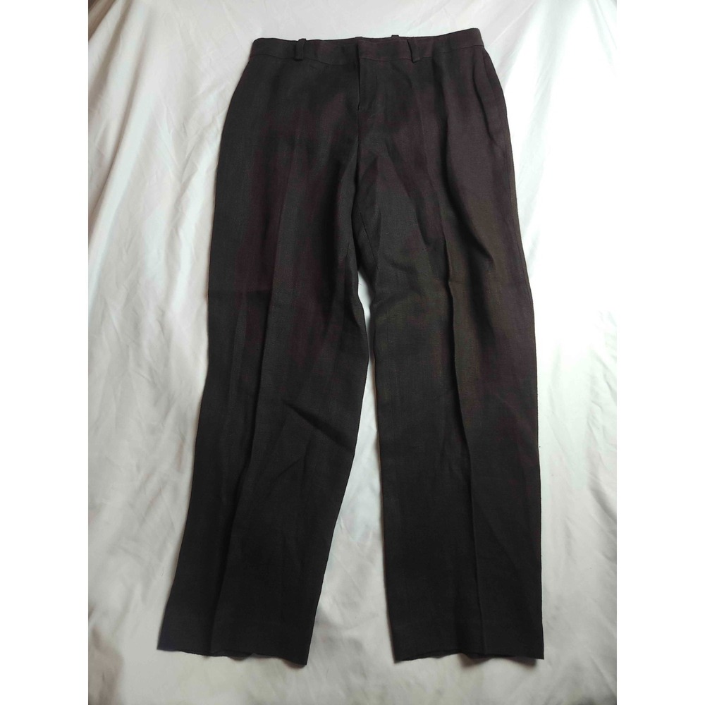 Vtg 90s Company Ellen Tracy Dress Pants Womens 30x26 Black Coastal Officecore